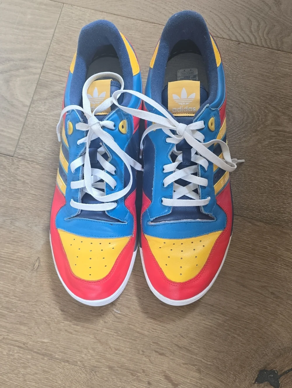 adidas Men's Athletic Shoes in Blue, Yellow & Red
